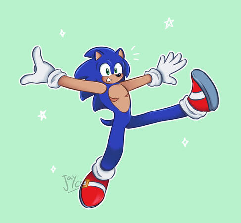 Sonic Twitter redraw Sonic Twitter redraw